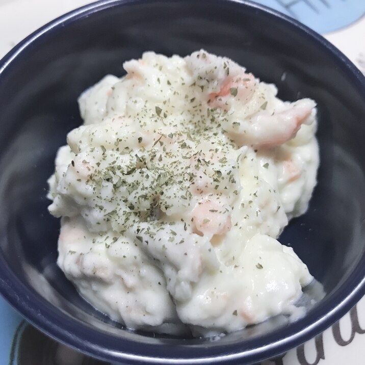 全部一緒に入れて茹でるだけ!時短ポテサラ